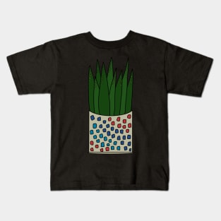 Cute Cactus Design #66: Pretty Bunch Of Succulents Kids T-Shirt
